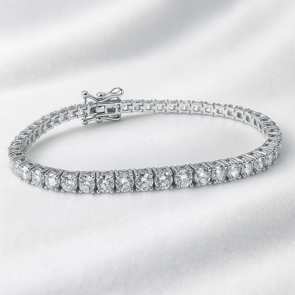 Pulsera tenia, en plata