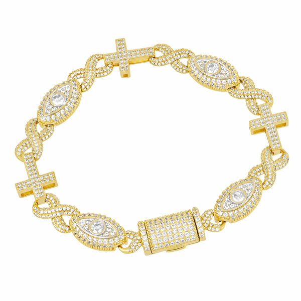 Pulsera Ojo Chapado