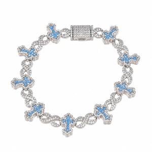 Pulsera Cruz azul