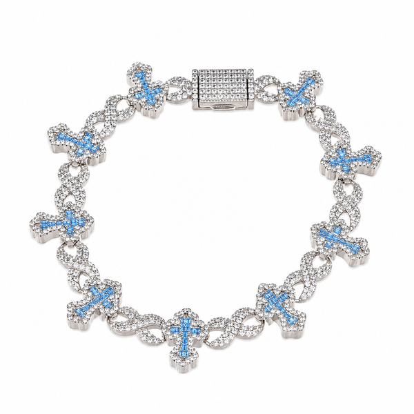 Pulsera Cruz azul