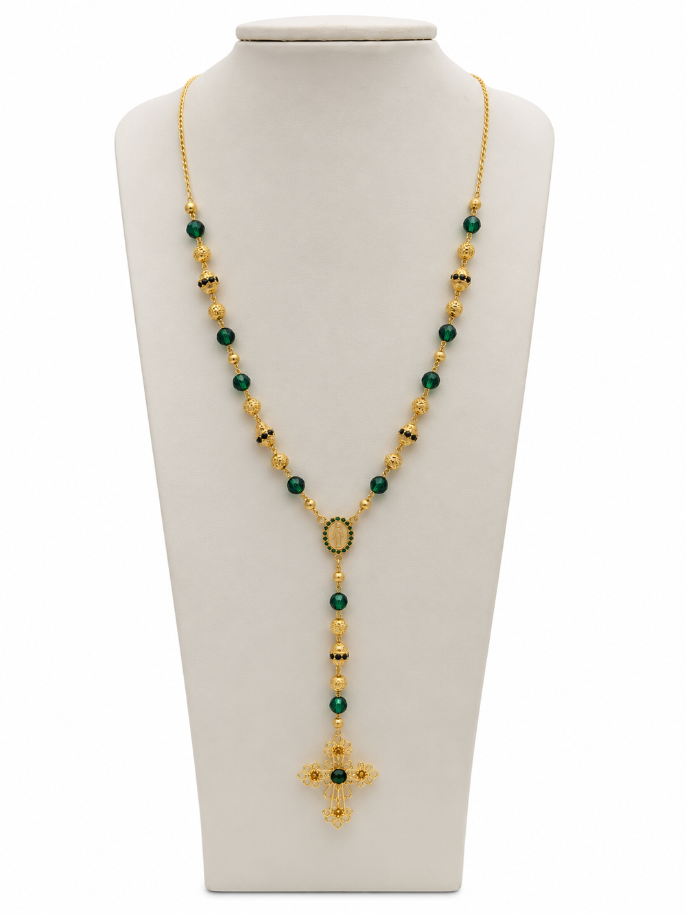 Collar Rosario Esmeralda