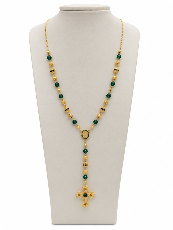 Collar Rosario Esmeralda