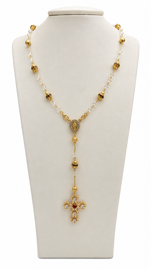 Collar Rosario Flor