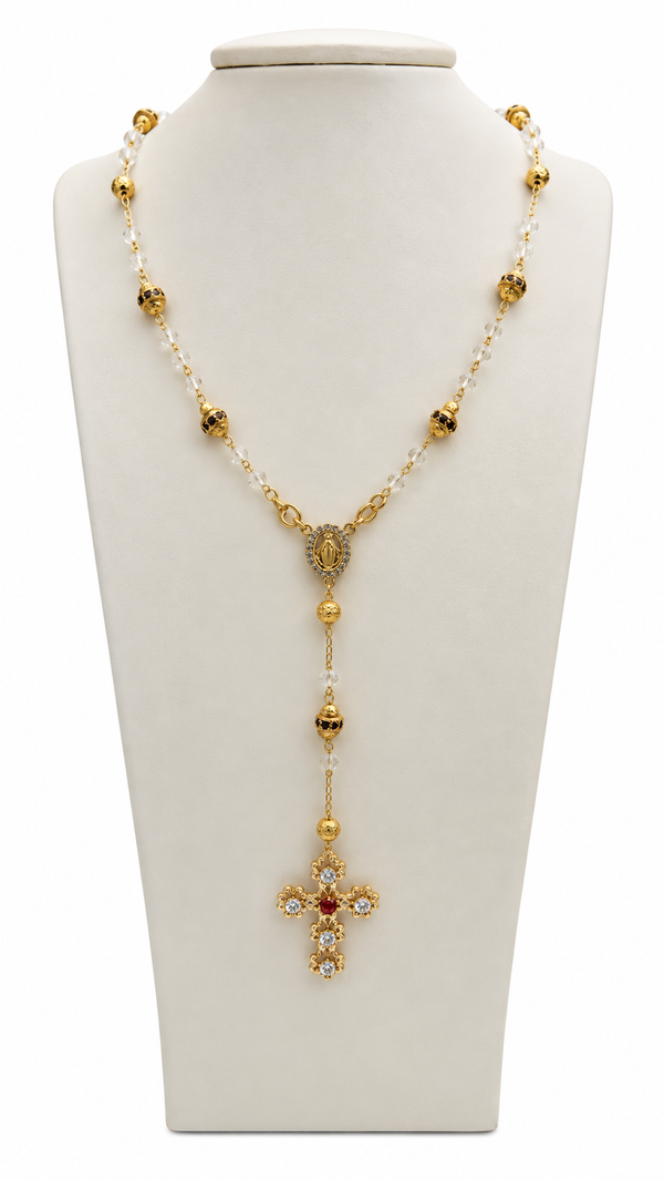 Collar Rosario Flor