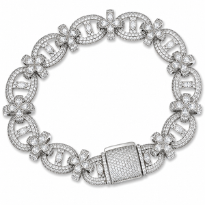 Pulsera Siner piedra blanca