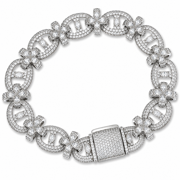 Pulsera Siner piedra blanca