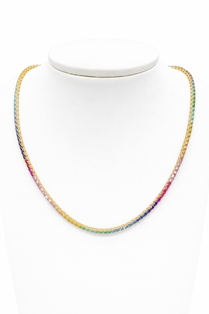 Cadena Tenis Aurora Rainbow Chapadas