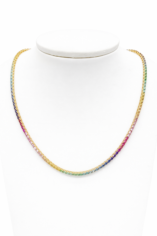 Cadena Tenis Aurora Rainbow Chapadas