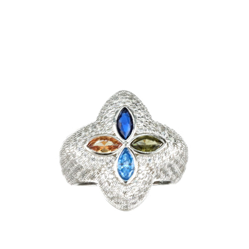 Anillo Flor color