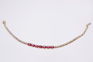 Pulsera mediterránea roja