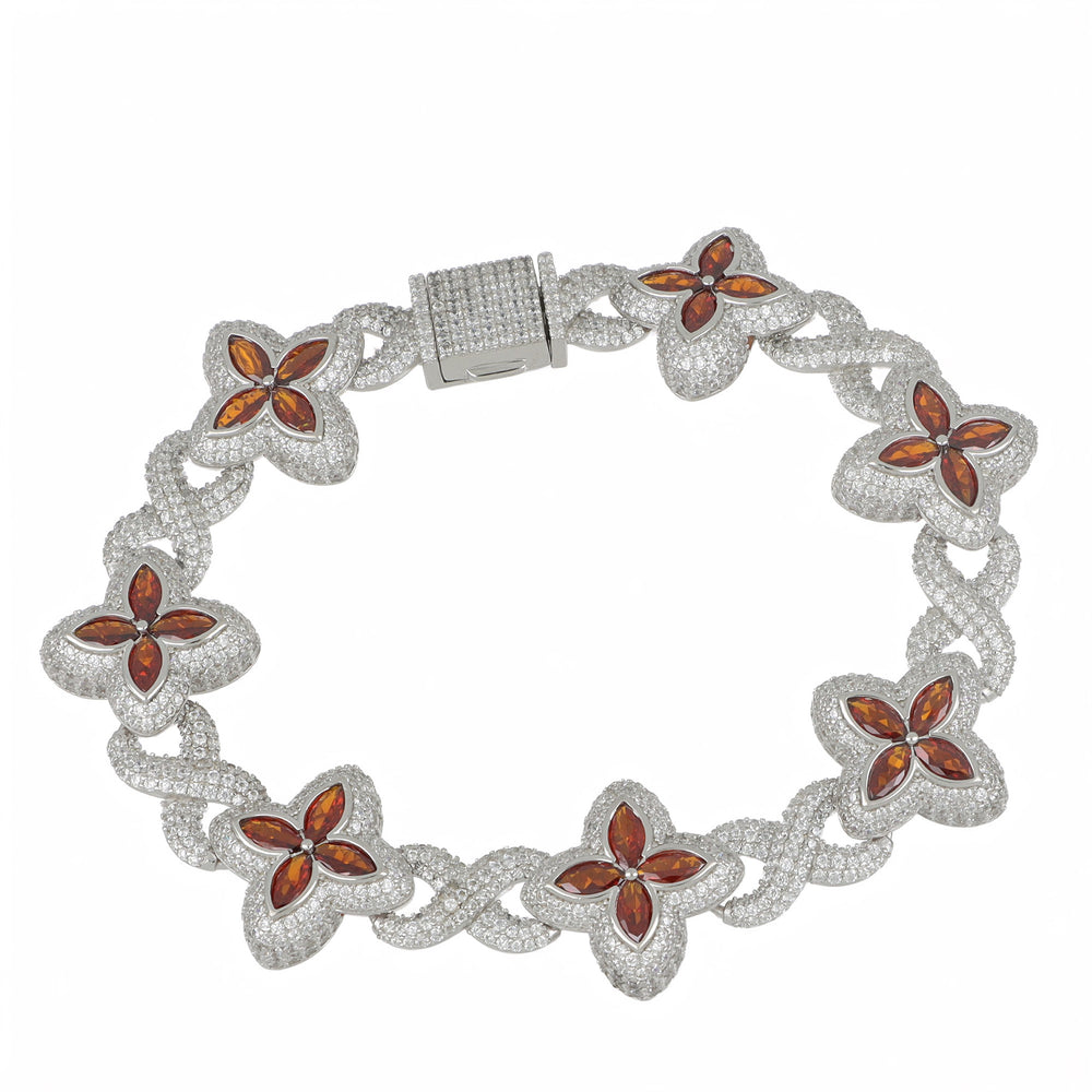 Pulsera Flor XL Roja