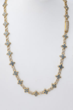 Collar Neo Chapado azul