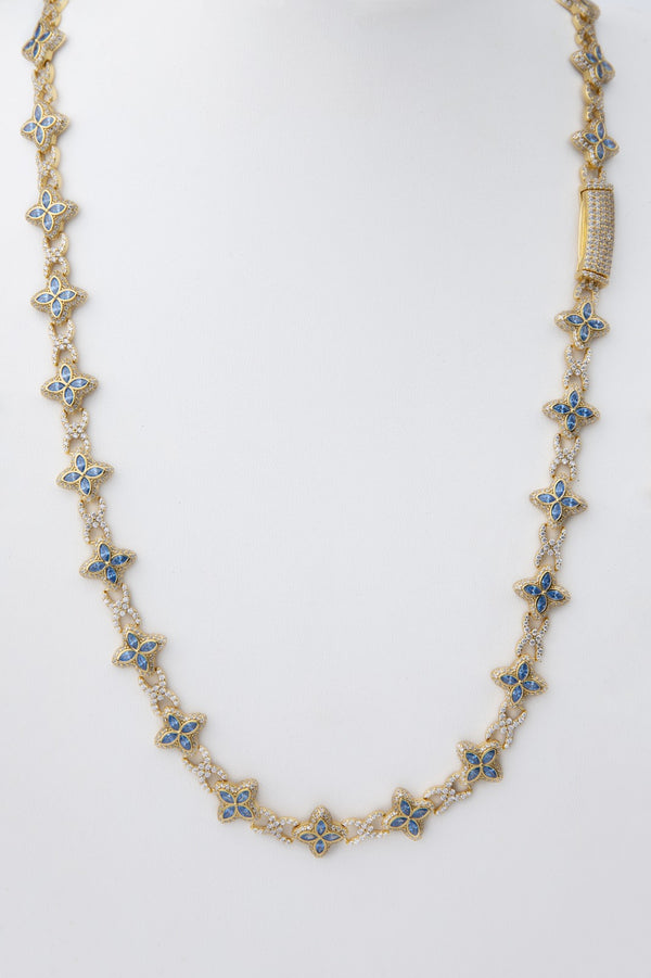 Collar Neo Chapado azul