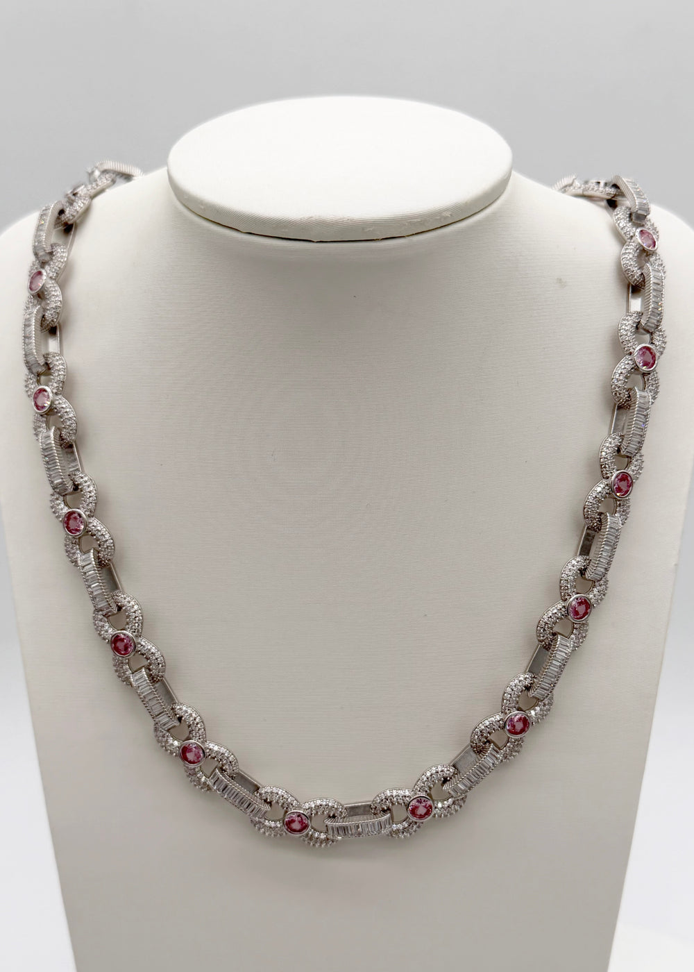 Cadena Infinito Rosa