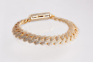 Pulsera de plata chapada modelo “tirano”