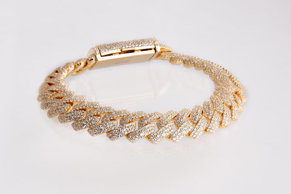 Pulsera de plata chapada modelo “tirano”