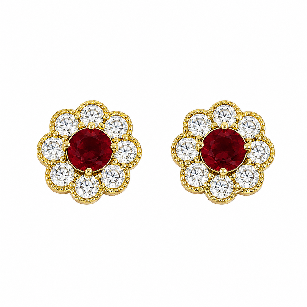 Pendientes Évora chapado