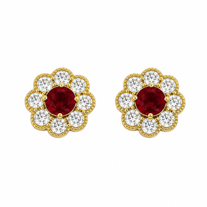 Pendientes Évora chapado
