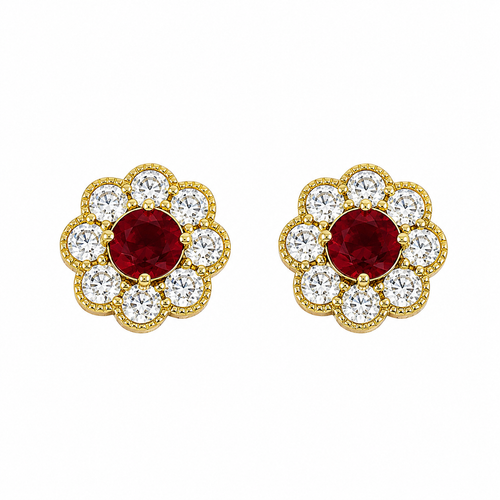 Pendientes Évora chapado