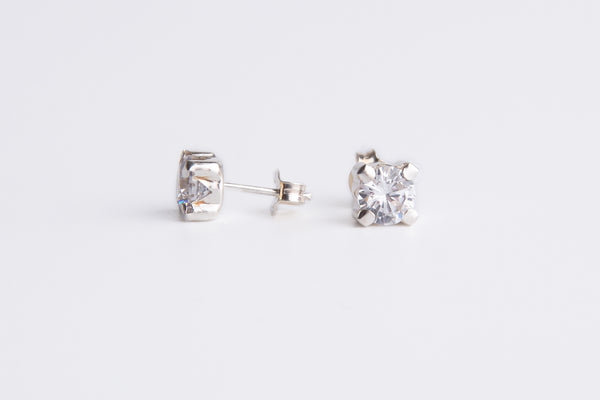 Pendientes  flor circon