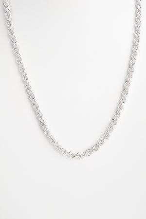Cadena cordon de plata
