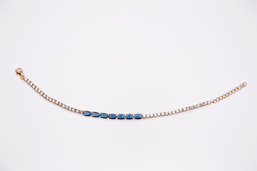 Pulsera mediterránea azul