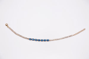 Pulsera mediterránea azul