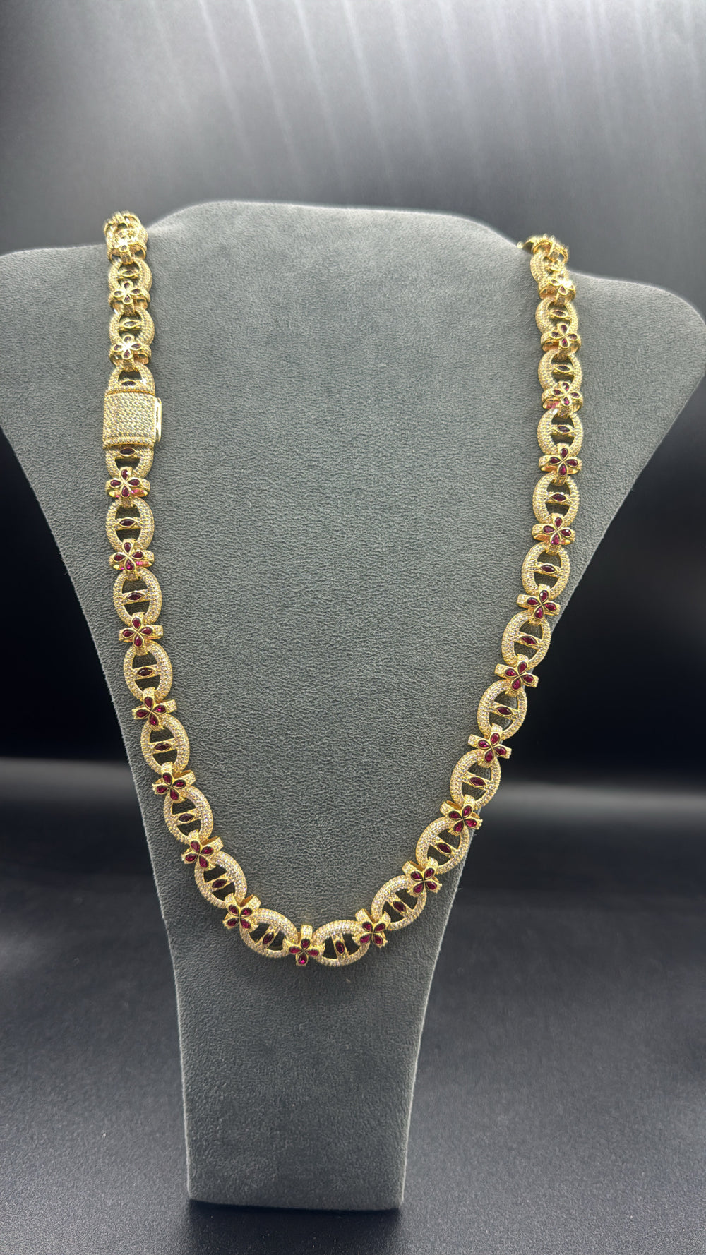 Cadena siner en plata chapada