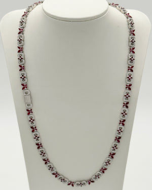 Collar Galena rojo