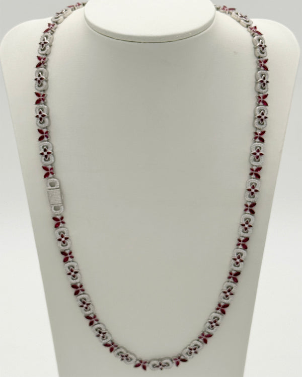 Collar Galena rojo