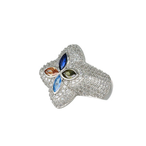 Anillo Flor color