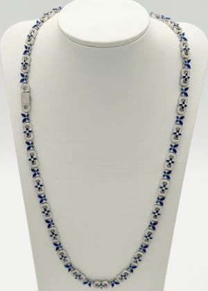 Collar Galena Azul