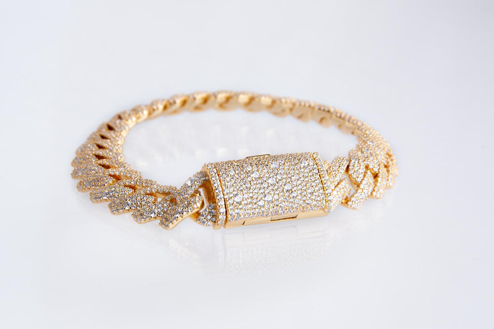 Pulsera de plata chapada modelo “tirano”