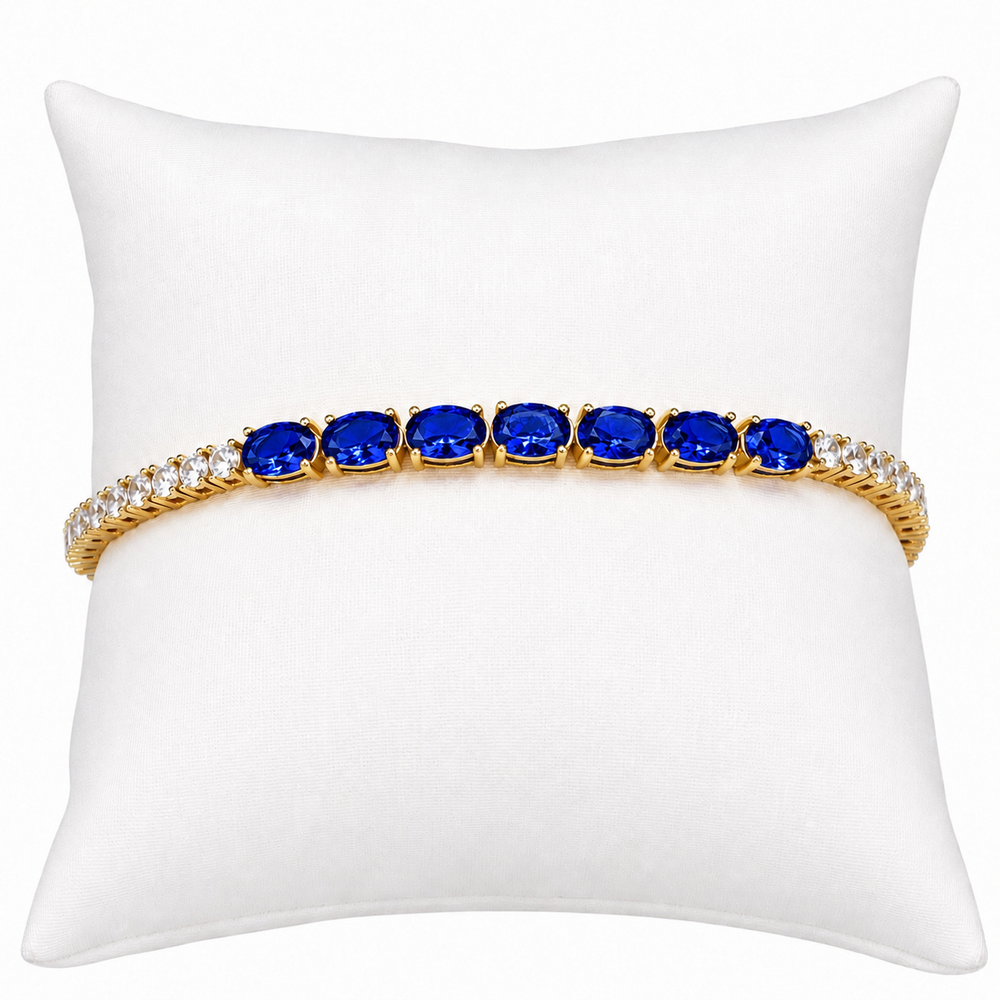 Pulsera mediterránea azul