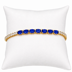 Pulsera mediterránea azul