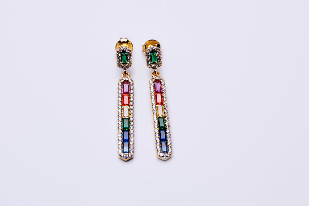 Pendientes rainbow