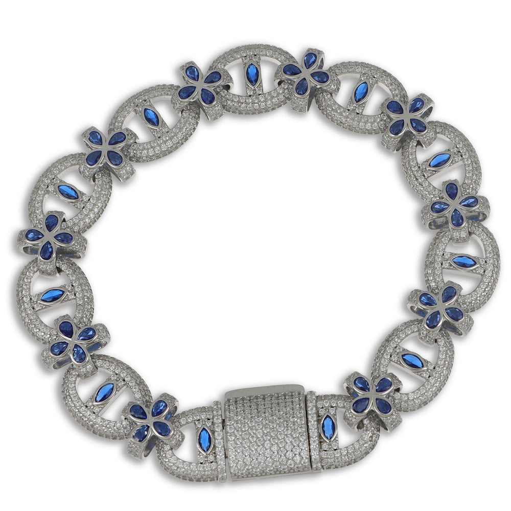 Pulsera Siner piedra azul