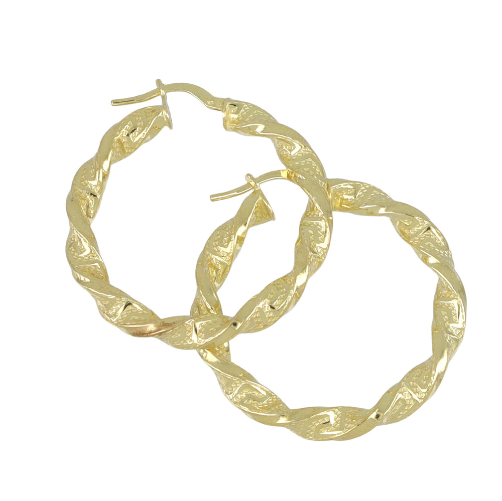 Pendientes gur, de aro con logo