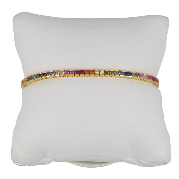 Pulsera Rainbow chapado