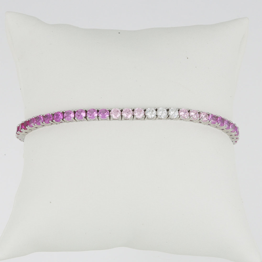 Pulsera Tenis Rosa
