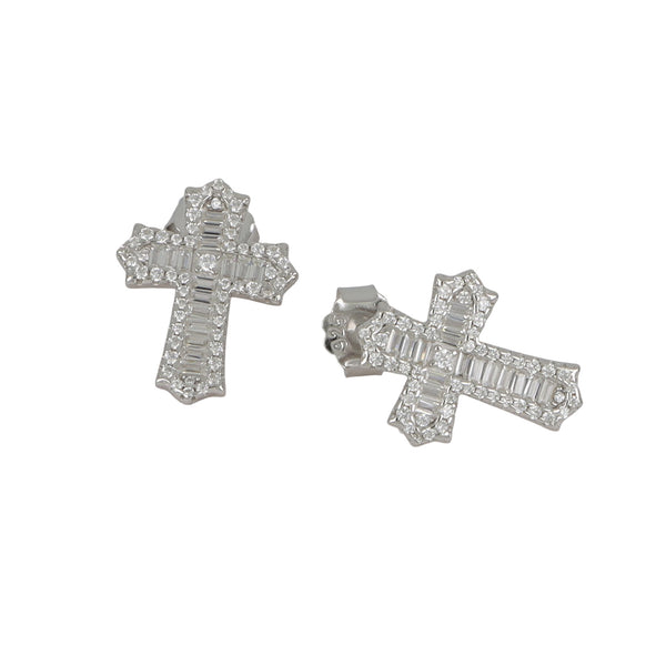 Pendiente Cruz de Baguette