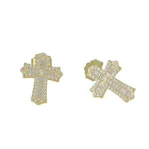 Pendiente Cruz Baguette