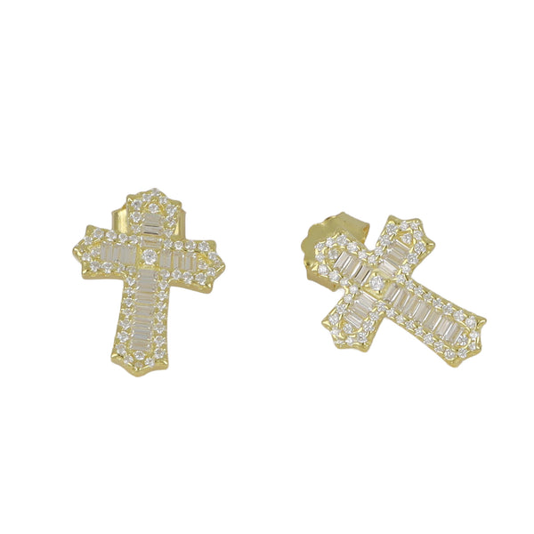 Pendiente Cruz Baguette