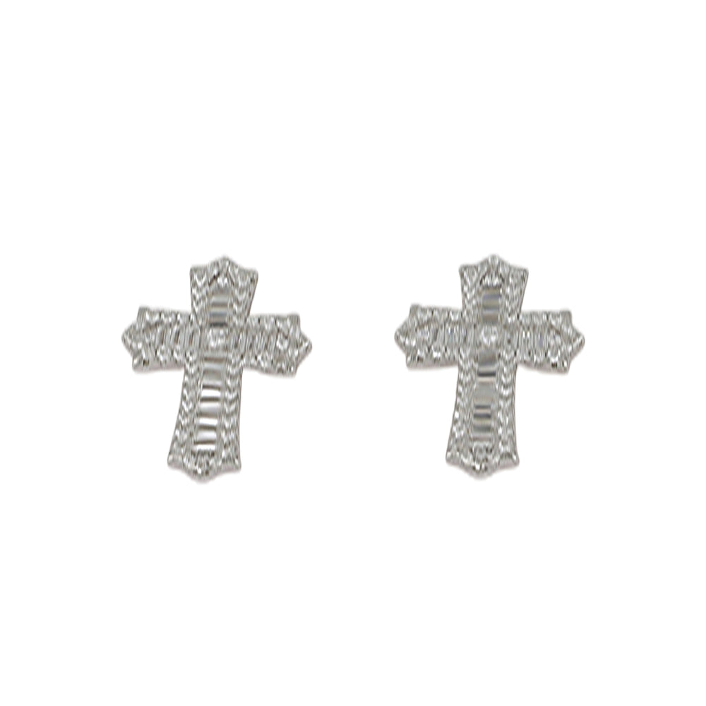 Pendiente Cruz de Baguette