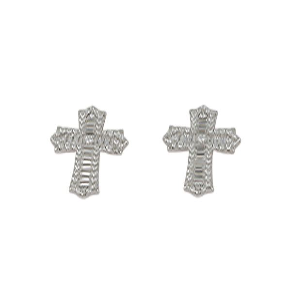 Pendiente Cruz de Baguette