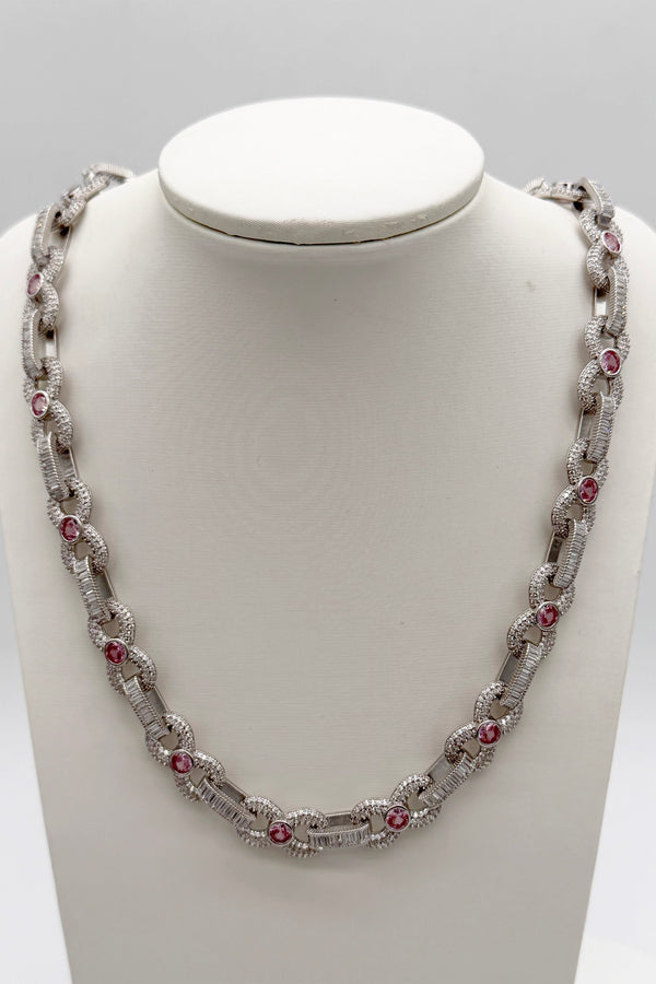 Cadena Infinito Rosa