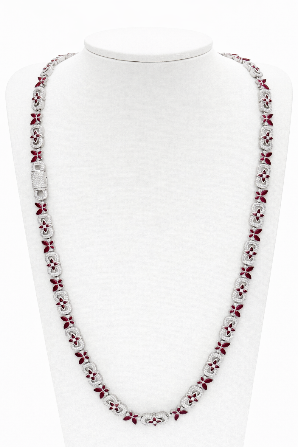 Collar Galena rojo