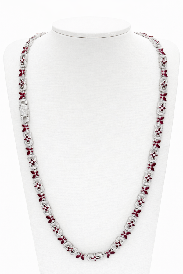 Collar Galena rojo