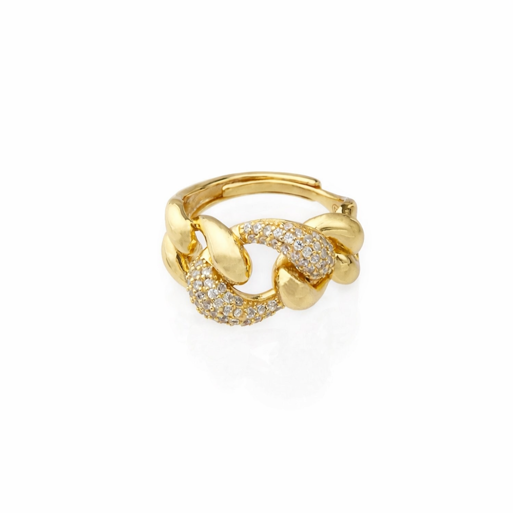 Anillo de bisma chapado