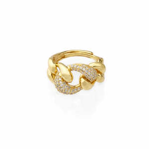 Anillo de bisma chapado